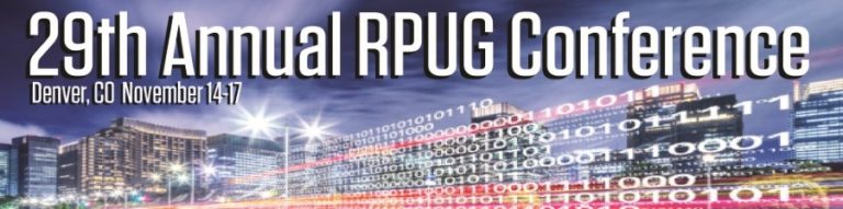 RPUG 2017 Annual Meeting - RPUG