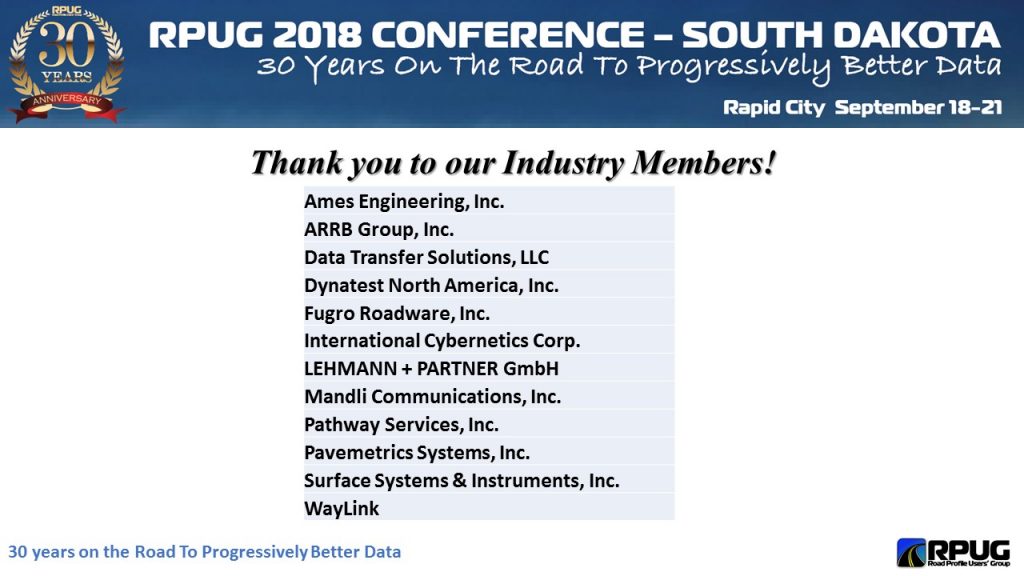 RPUG 2018 Annual Meeting - RPUG